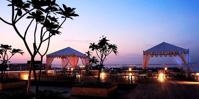 An enchanting view of Kefi, Thousand Lights, one of the romantic restaurants in Chennai