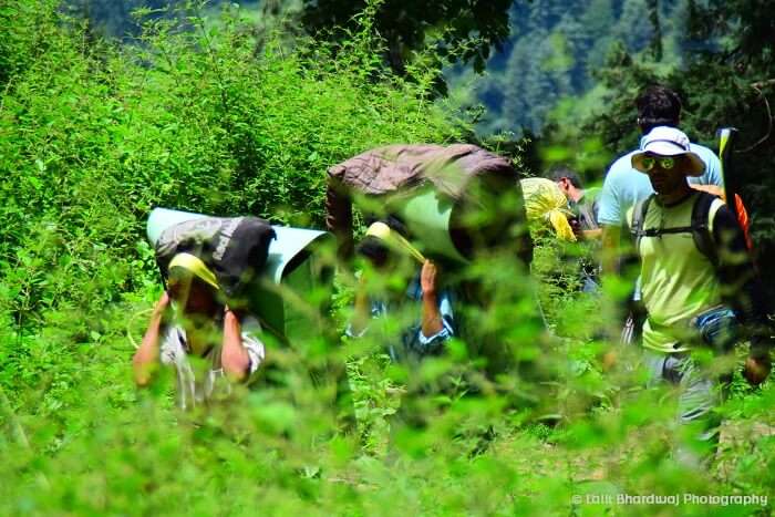 Camping in Kheerganga