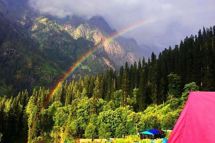 View from Kheerganga