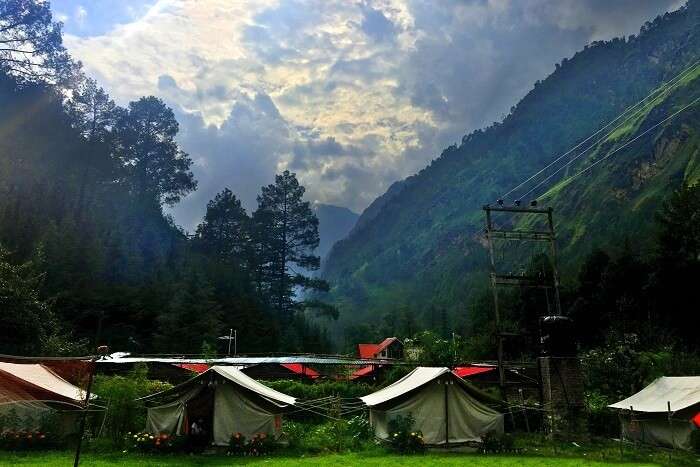 Kasol camping