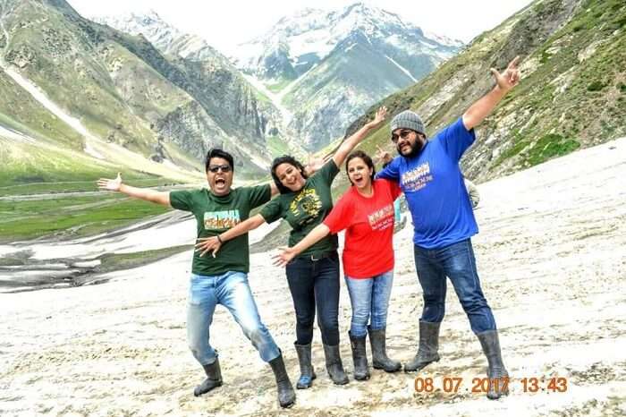 Friends on a trip to Leh