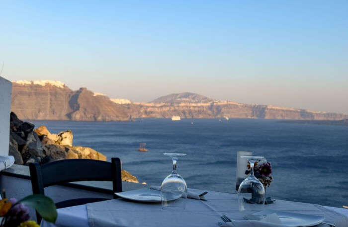 dinner with Beautiful view