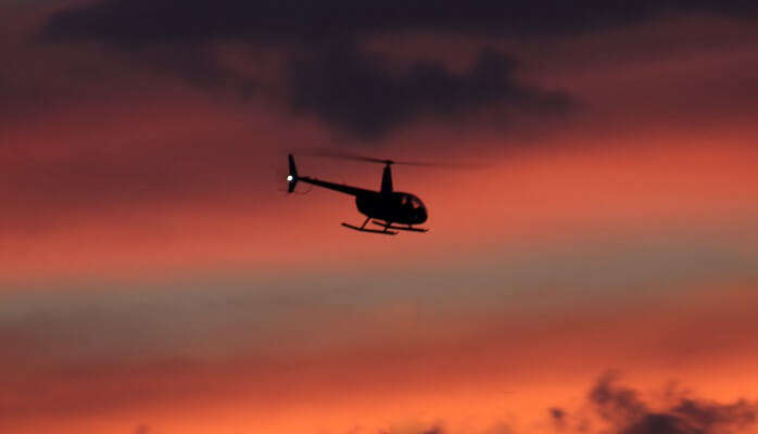 Helicopter_Sunset_