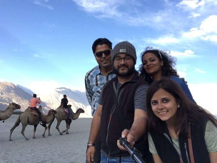 friends trip to nubra valley