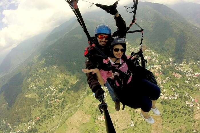 paragliding in india