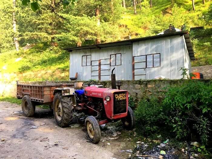 camp beauty in kasol