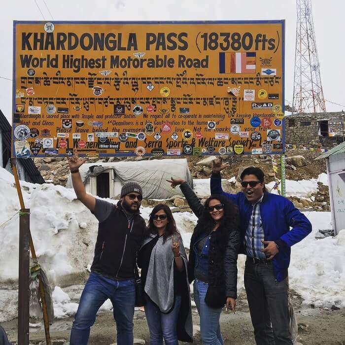 khardongla pass in ladakh