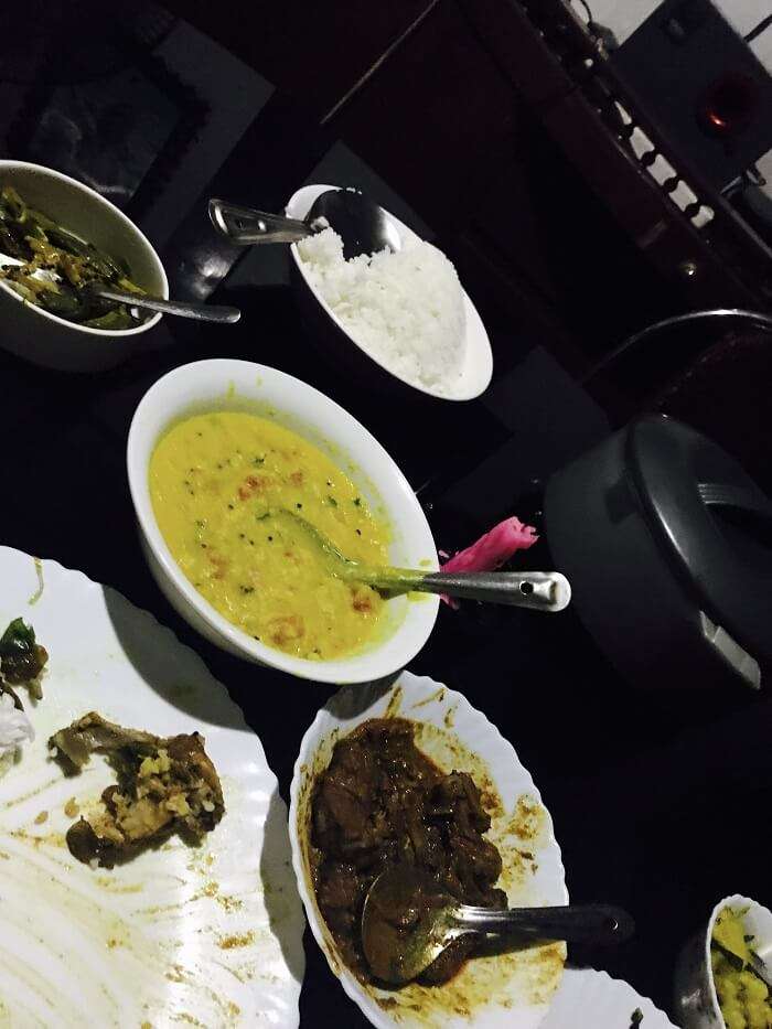 revan aarti kerala dinner