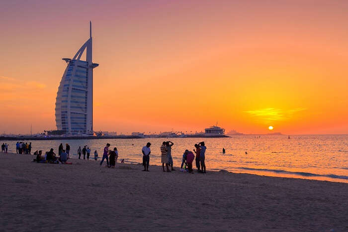 laze around on jumeirah beach