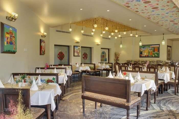 Marugarh Venture Resort Jodhpur dining area