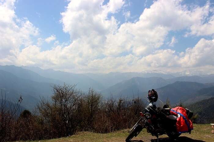 Mount Jomolahri in bhutan
