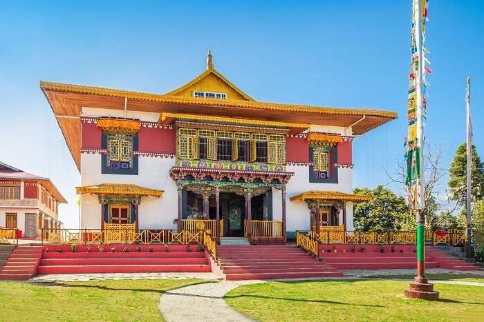 The famous Pemayangtse monastery in Sikkim