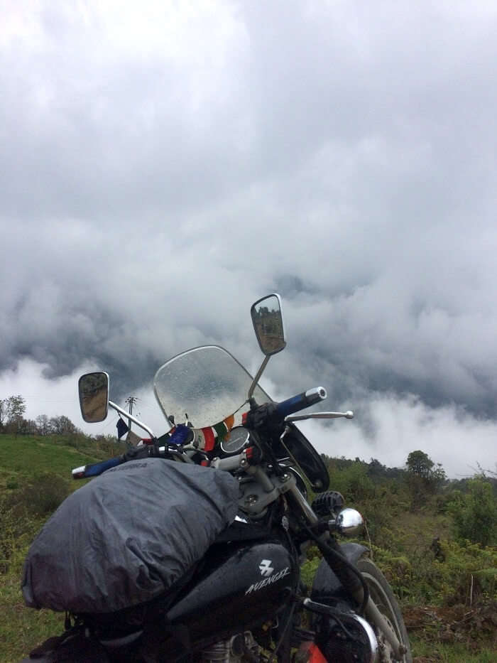 solo bike trip to bhutan 