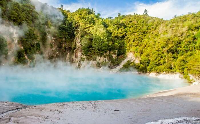 Waimangu near Rotorua in New Zealand