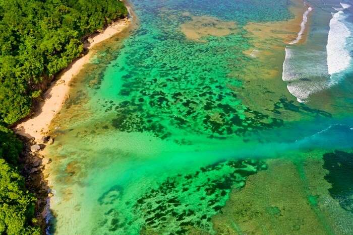 treat the waters of green bowl beach