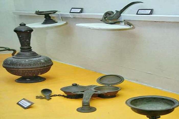 Some of the ancient artefacts available on display at Ancient Industrial Artifacts Museum in Coimbatore