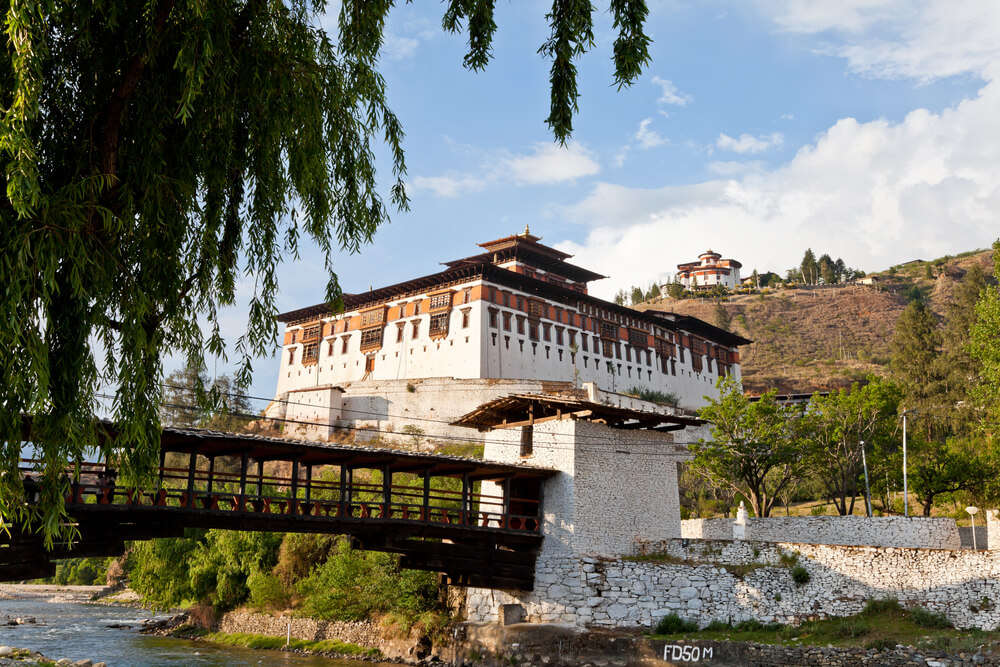 a beautiful ancient monastery in Bhutan