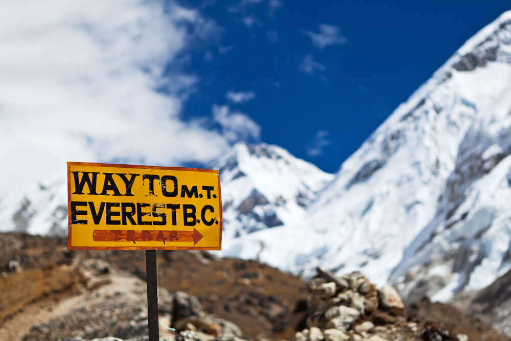 way to Everest Base Camp board