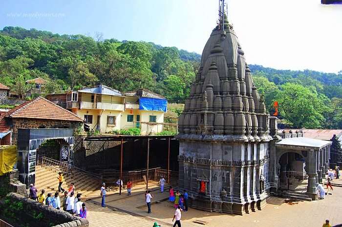 pay respects at Bhimashankar Jyotirlinga Temple