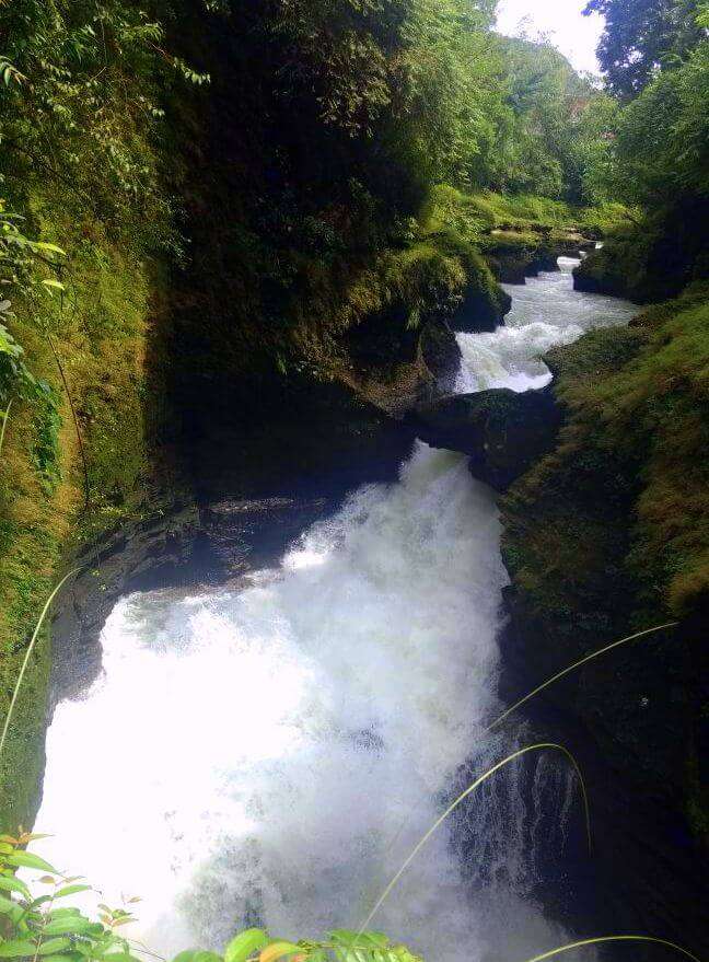 narayan witnessing davis falls flowing in full force in nepal