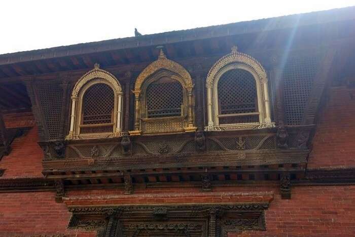 narayan witnessing temple structure in nepal on his nepal trip