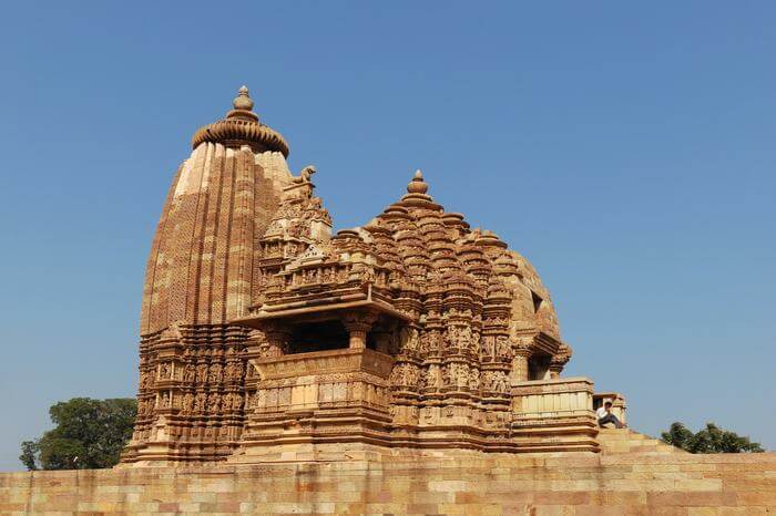 a beautiful temple of Khajuraho