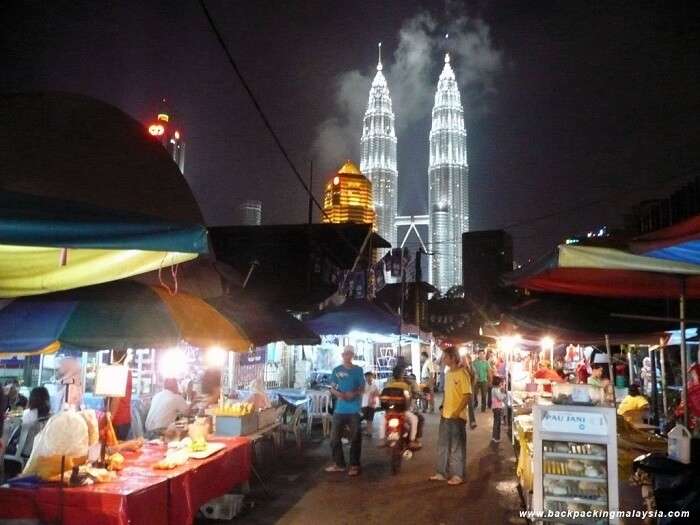 Kampung Baru night Market in kuala lumpur