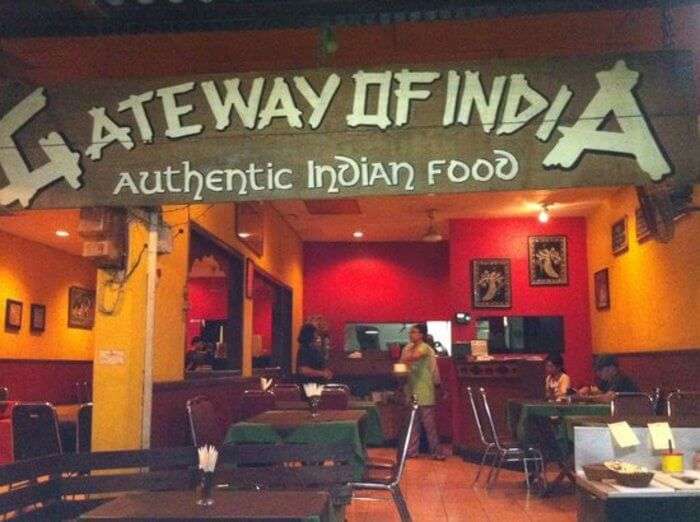 Gateway of India Restaurant in Bali