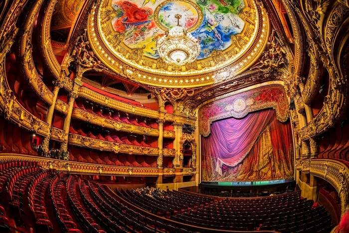 watch an opera or ballet show at Palais Garnier