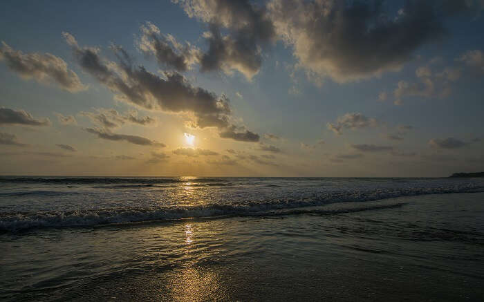 Kashid Beach during sunset