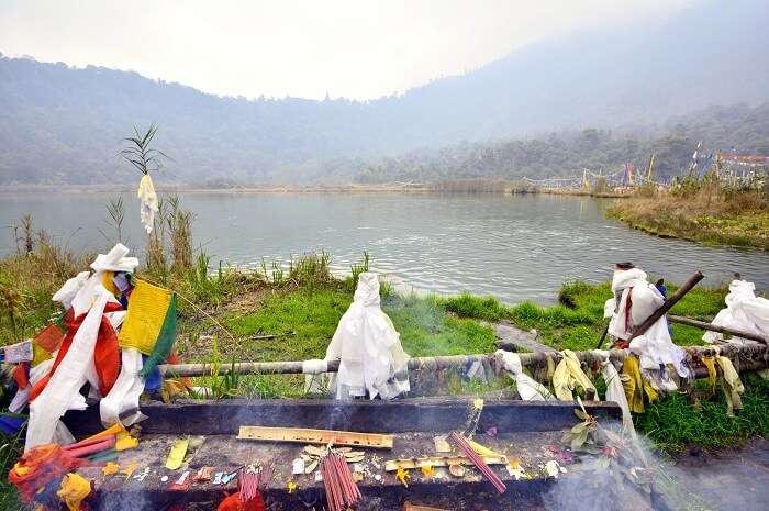 A snap of the Khecheopalri Lake in West Sikkim