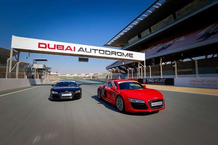 Racing at Dubai Autodrome