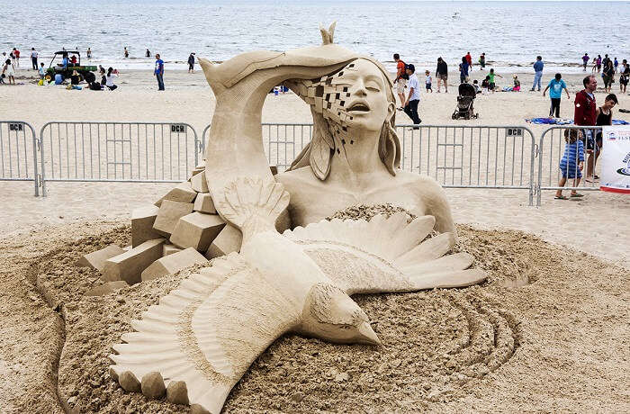 The Revere Beach National Sand Sculpting Festival, Massachusetts