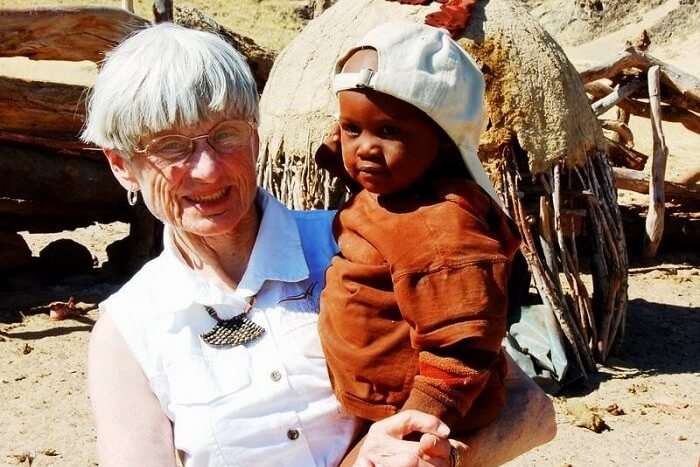 June Scott in Namibia