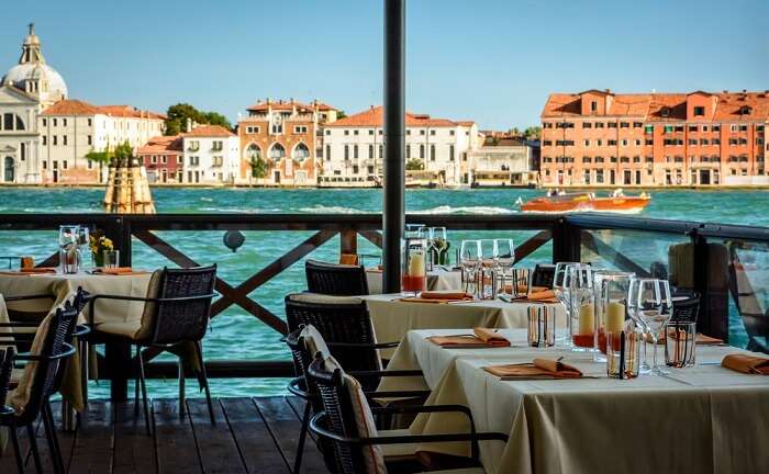 Dining By The Canal Venice