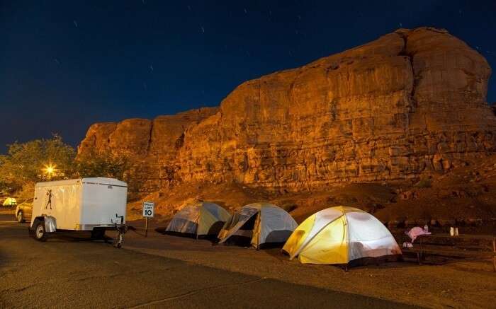 Camping in Yellowstone National Park