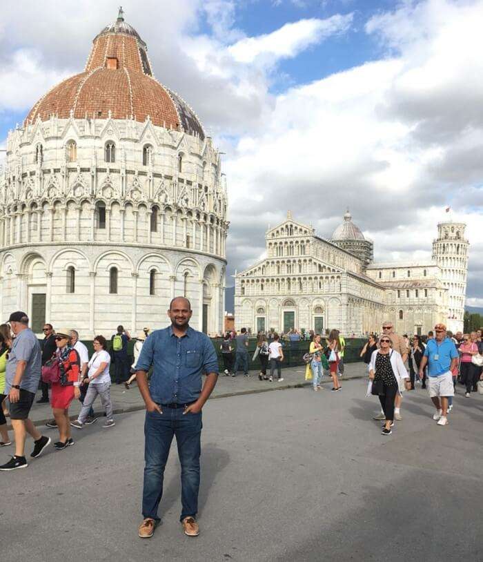 cathedral square in pisa