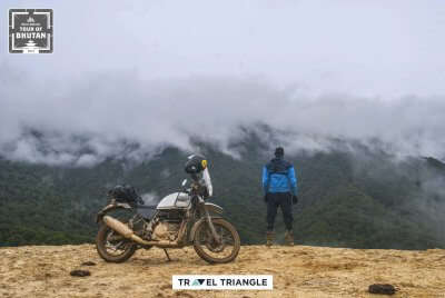 Phobjikha to Bumthang: Siddharth looking at views