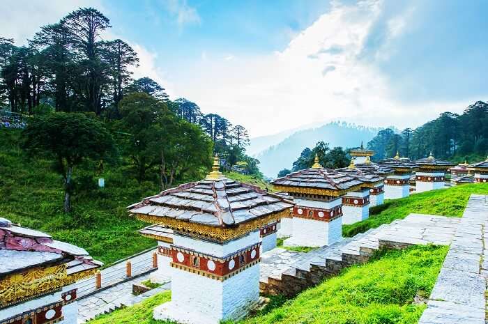 Dochula Pass in Bhutan