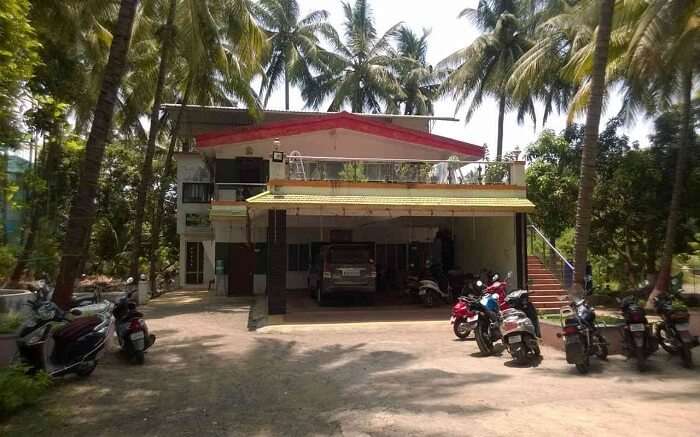 Entrance of Patil Cottage