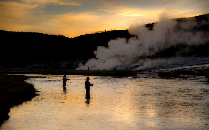 Fishing in Yellowstone National Park 