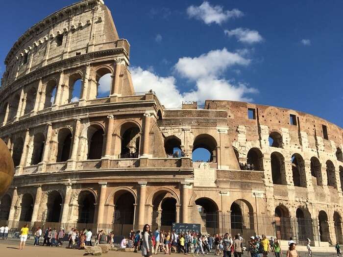 Colosseum in rome italy