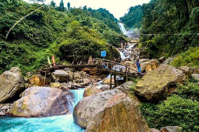 waterfalls near lachung