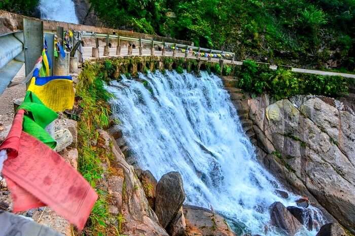 waterfall in Sikkim