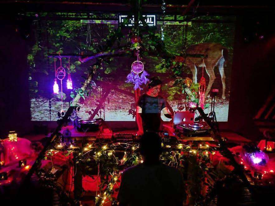 a live performance during new year festival
