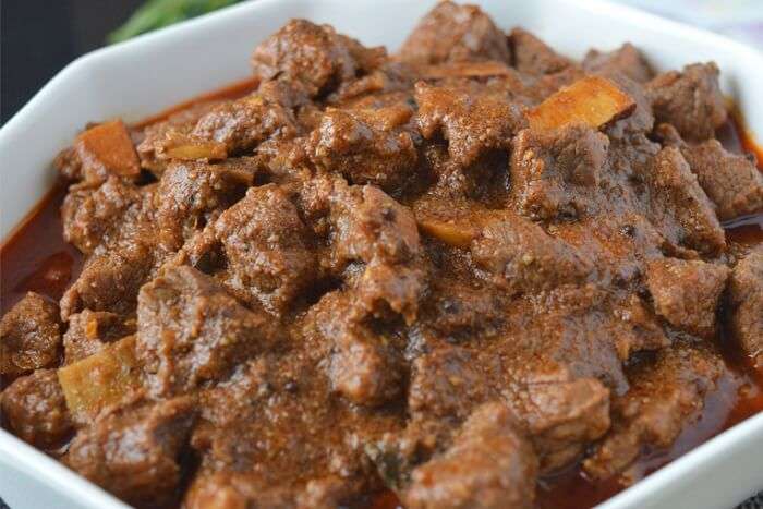 delight yourself with a bowl of Nadan Beef in kerala