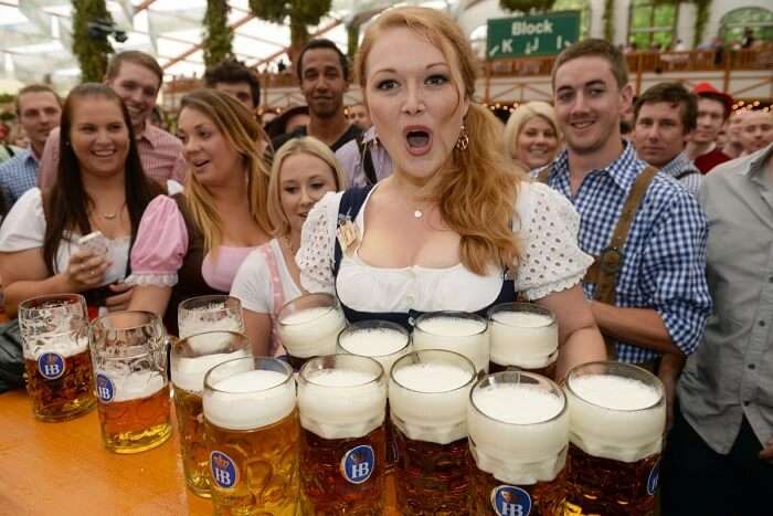 drink beer to your heart's content at Oktoberfest