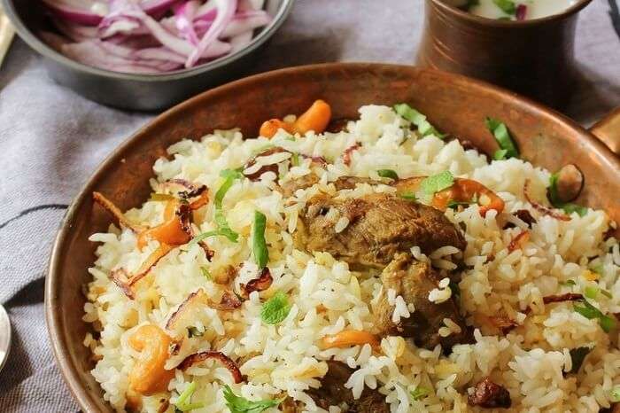 gorge on some fine Thalassery Biryani, a special Kerala cuisine