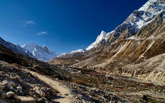 gangotri trek in winter