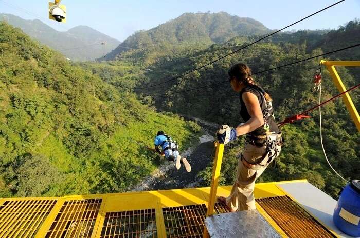 bungee jumping in rishikesh